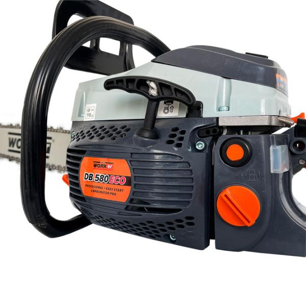 Цепная пила Technoworker DB580 ECO бензиновая/ Черный photo 6
