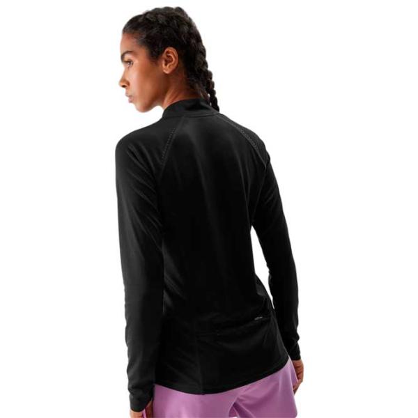 Tricou pentru femei 4F 4FRSS24TFLOF351-20S 100% poliester/ Black photo 3