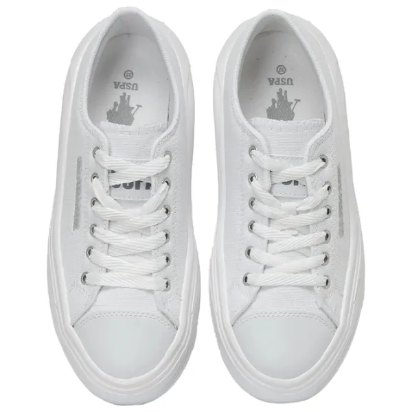 Adidași pentru femei U.S. Polo Assn. Cleme Tex 3FX Primăvară/ White photo 4
