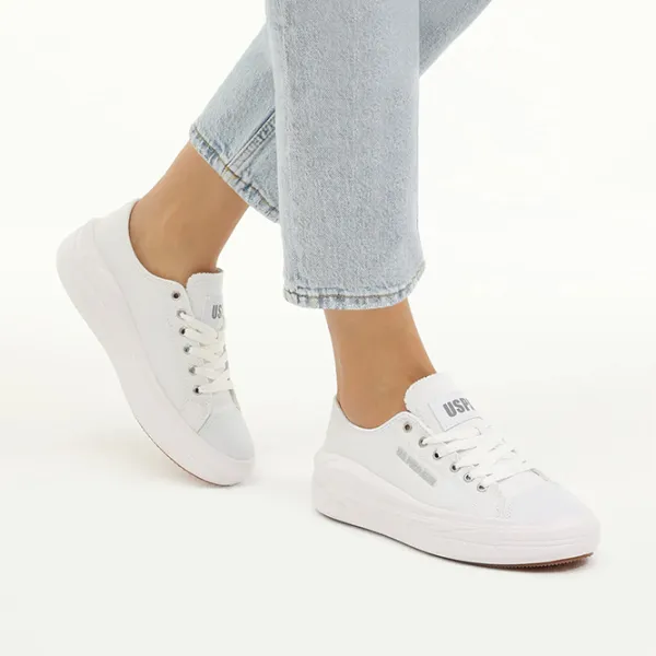 Кроссовки для женщин U.S. Polo Assn. Cleme Tex 3FX Весна/ Белый photo 8 Кроссовки для женщин U.S. Polo Assn. Cleme Tex 3FX Весна/ Белый photo 8