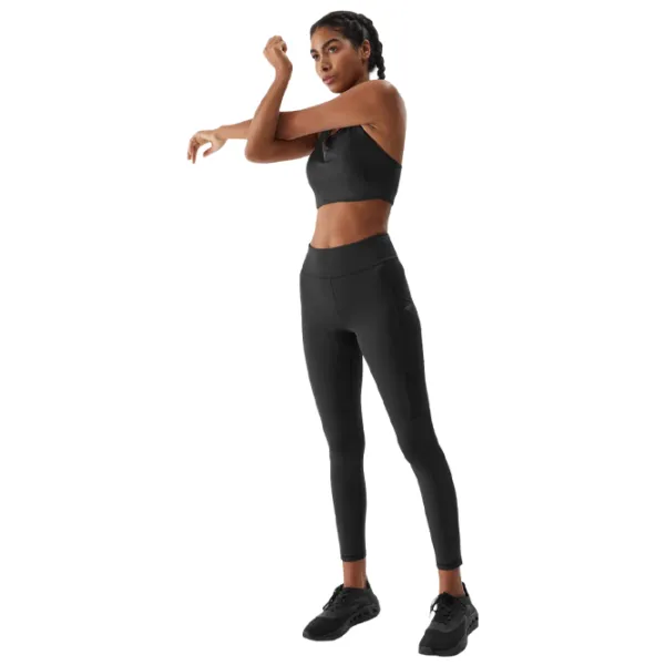 Colanți sport pentru femei 4F 4FWSS24TFTIF230-20S L/ Black photo 3