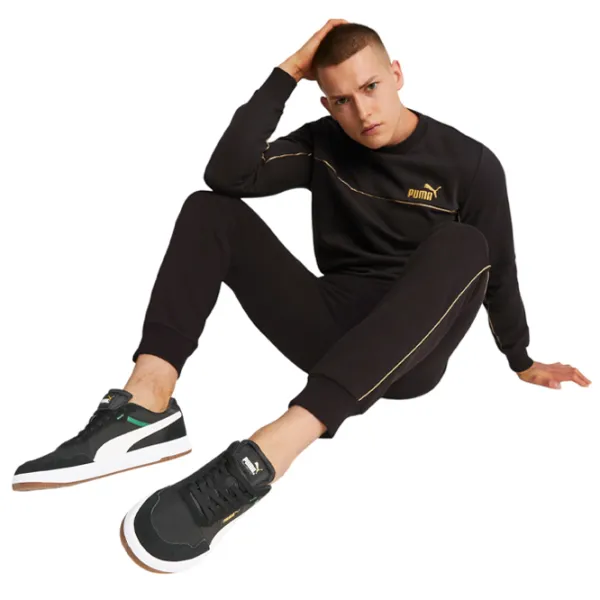 Pantaloni sportivi pentru bărbați Puma Ess+ Minimal Gold XL/ Black photo 4