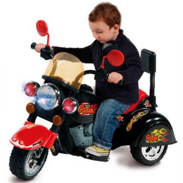 Детский мотоцикл Biemme Sun Rider 2+/ 4 км/ ч/ Черный photo 2 Детский мотоцикл Biemme Sun Rider 2+/ 4 км/ ч/ Черный photo 2
