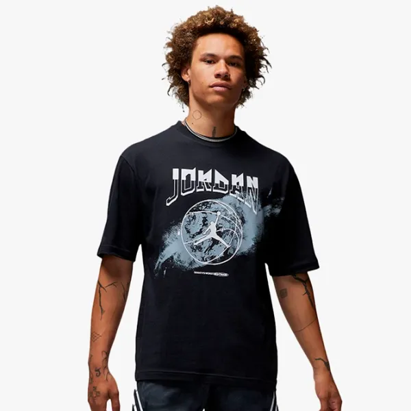 Tricou pentru bărbați Jordan Sprt Gfx 85 SS Crew 100% bumbac/ Black photo 2