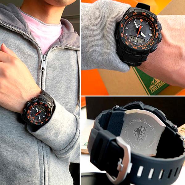 Ceas de mână pentru bărbați Casio PRG-550-1A4 Cuarț/ 50 mm photo 6 Ceas de mână pentru bărbați Casio PRG-550-1A4 Cuarț/ 50 mm photo 6