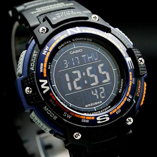 Ceas de mână pentru bărbați Casio SGW-100-2B Cuarț/ 48 mm photo 4 Ceas de mână pentru bărbați Casio SGW-100-2B Cuarț/ 48 mm photo 4