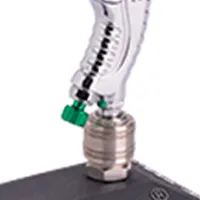 Aerograf Villager VAT 602 A 0.1 l/ Inox photo 2