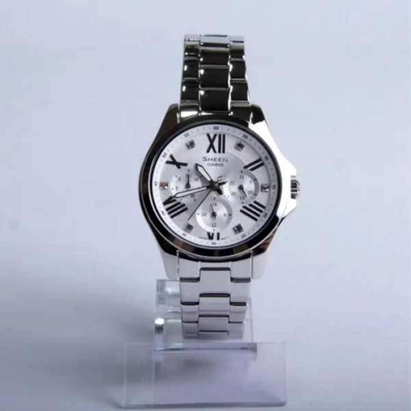 Ceas de mână pentru femei Casio SHE-3806D-7AUER Cuarț/ 39 mm photo 3 Ceas de mână pentru femei Casio SHE-3806D-7AUER Cuarț/ 39 mm photo 3