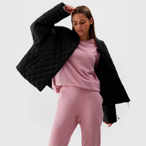 Куртка для женщин 4F 4FWSS24TDJAF352 L/ Черный photo 2 Куртка для женщин 4F 4FWSS24TDJAF352 L/ Черный photo 2