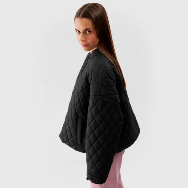 Куртка для женщин 4F 4FWSS24TDJAF352 L/ Черный photo 3 Куртка для женщин 4F 4FWSS24TDJAF352 L/ Черный photo 3