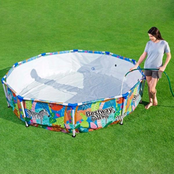 Piscină Bestway 56985BW 4062 l/ Cu cadru/ Multicolor photo 3 Piscină Bestway 56985BW 4062 l/ Cu cadru/ Multicolor photo 3