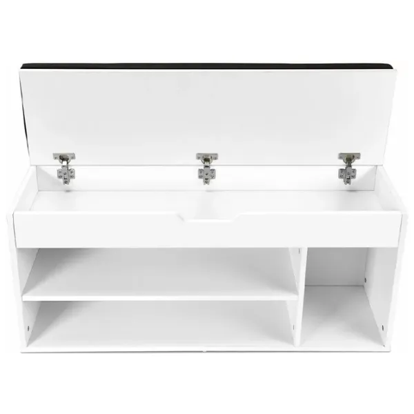 Стеллаж для обуви Costway HW61147WH 48см x 104см x 30см/ White/ Белый photo 4 Стеллаж для обуви Costway HW61147WH 48см x 104см x 30см/ White/ Белый photo 4