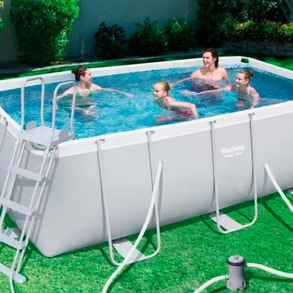 Piscină Bestway 56456BW 8124 l/ Cu cadru/ Grey photo 7 Piscină Bestway 56456BW 8124 l/ Cu cadru/ Grey photo 7