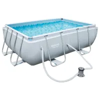 Piscină Bestway 56629BW 3662 l/ Cu cadru/ Gray photo 2