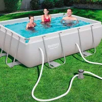 Piscină Bestway 56629BW 3662 l/ Cu cadru/ Gray photo 6