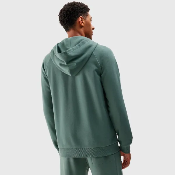 Толстовка для мужчин 4F 4FWSS24TSWSM1011 Прямой/ Зелёный photo 4