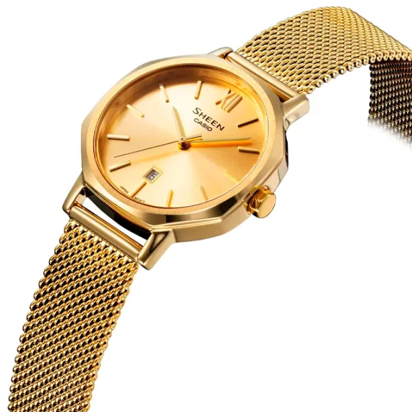 Наручные часы для женщин Casio SHE-4554GM-9AUEF Кварцевый/ 30 мм photo 2 Наручные часы для женщин Casio SHE-4554GM-9AUEF Кварцевый/ 30 мм photo 2