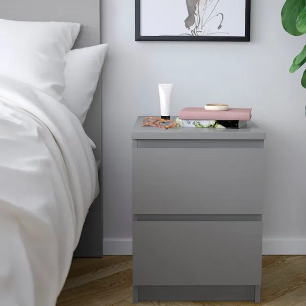 Noptiere Ikea 5290680 55 x 40 x 48/ PAL/ Grey photo 3 Noptiere Ikea 5290680 55 x 40 x 48/ PAL/ Grey photo 3