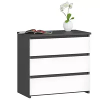 Тумбочки Akord 5681520 57см x 60см x 35см/ ДСП меламин/ Серыи графитовыи photo 2