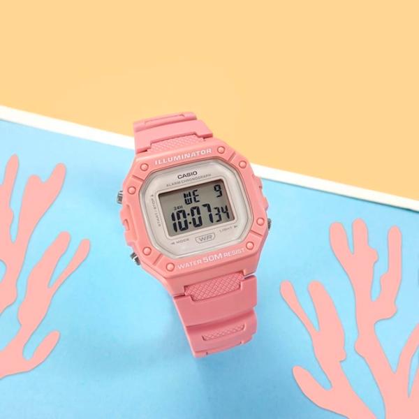 Ceas de mână pentru femei Casio W-218HC-4A Cuarț/ 43 mm photo 6