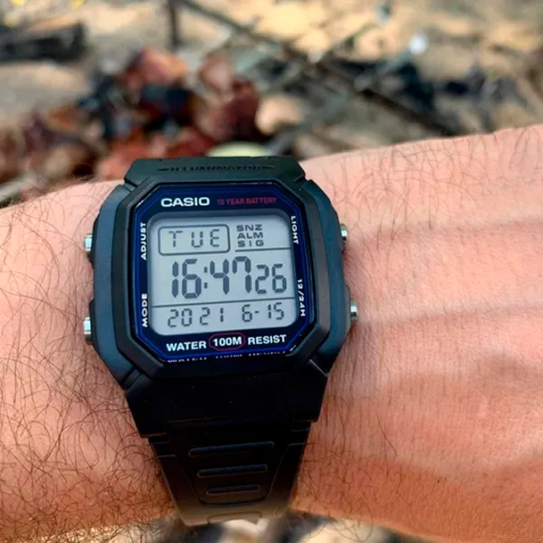 Наручные часы для мужчин Casio W-800H-1A Кварцевый/ 44 x 37 мм photo 7 Наручные часы для мужчин Casio W-800H-1A Кварцевый/ 44 x 37 мм photo 7