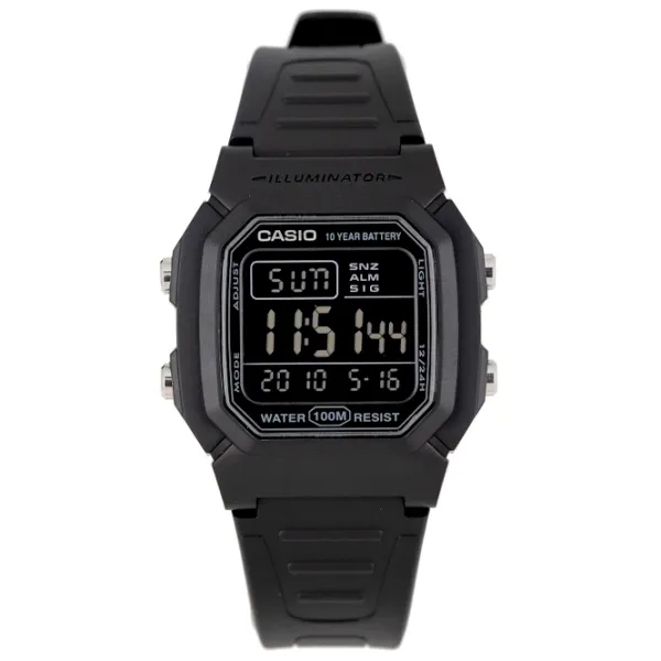 Ceas de mână pentru bărbați Casio W-800H-1B Cuarț/ 44 x 37 mm photo 2 Ceas de mână pentru bărbați Casio W-800H-1B Cuarț/ 44 x 37 mm photo 2