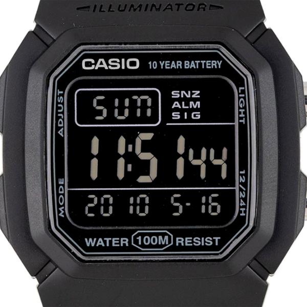 Ceas de mână pentru bărbați Casio W-800H-1B Cuarț/ 44 x 37 mm photo 3 Ceas de mână pentru bărbați Casio W-800H-1B Cuarț/ 44 x 37 mm photo 3