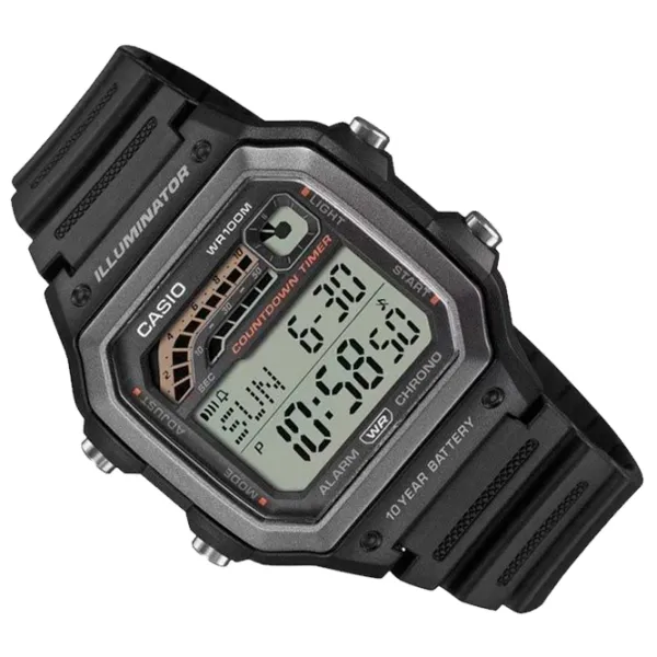 Наручные часы для мужчин Casio WS-1600H-1A Кварцевый/ 45 x 42 мм photo 2