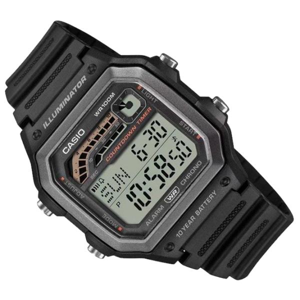 Наручные часы для мужчин Casio WS-1600H-1A Кварцевый/ 45 x 42 мм photo 2