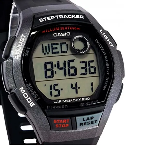 Ceas de mână pentru bărbați Casio WS-2000H-1A Cuarț/ 49 x 44 mm photo 3 Ceas de mână pentru bărbați Casio WS-2000H-1A Cuarț/ 49 x 44 mm photo 3