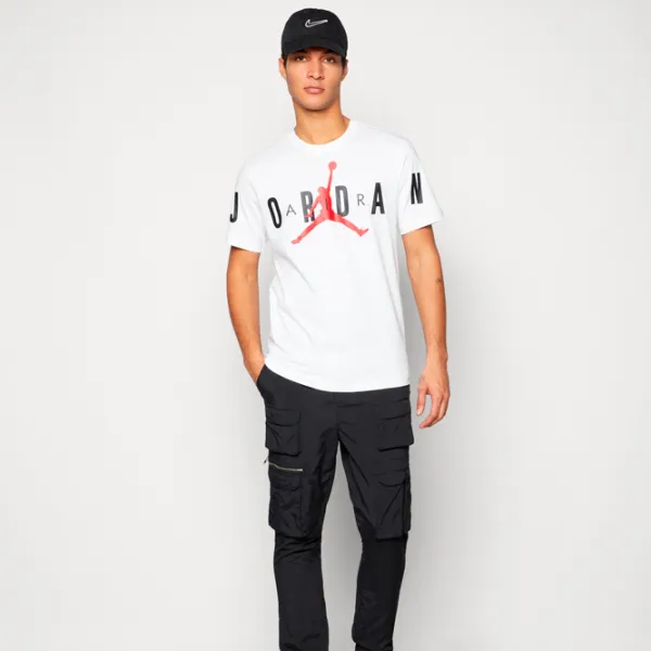 Tricou pentru bărbați Jordan Jdair Stretch SS Crew 100% bumbac/ White photo 4