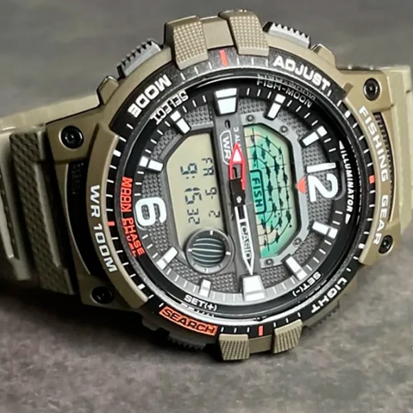 Ceas de mână pentru bărbați Casio WSC-1250H-3A Cuarț/ 48 mm photo 3 Ceas de mână pentru bărbați Casio WSC-1250H-3A Cuarț/ 48 mm photo 3