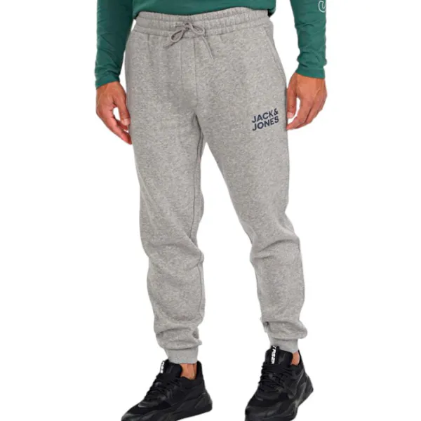 Pantaloni sportivi pentru bărbați Jack & Jones 1P 12178421,GRI MEL, M B XL/ Gray photo 2