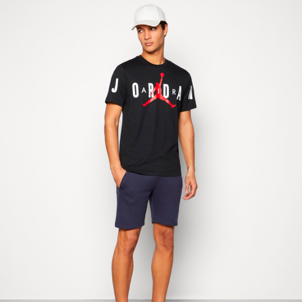 Tricou pentru bărbați Jordan Jdair Stretch SS Crew 100% bumbac/ Black photo 4