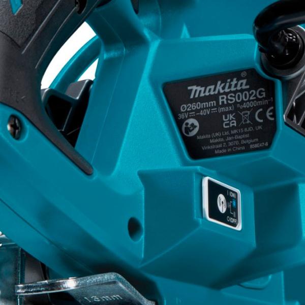 Дисковая пила Makita RS002GZ 260 мм/ Синий photo 6