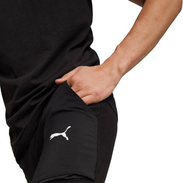 Pantaloni sportivi pentru bărbați Puma Fit Hybrid Polar Fleece|Woven Pan S/ Black photo 7