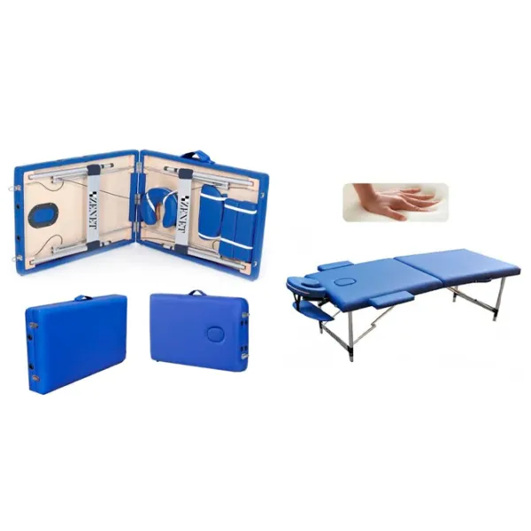 Masă de masaj Zenet 1049 L Navy Blue photo 5