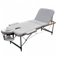 Массажный стол Zenet 1049 M Кремовый photo 2
