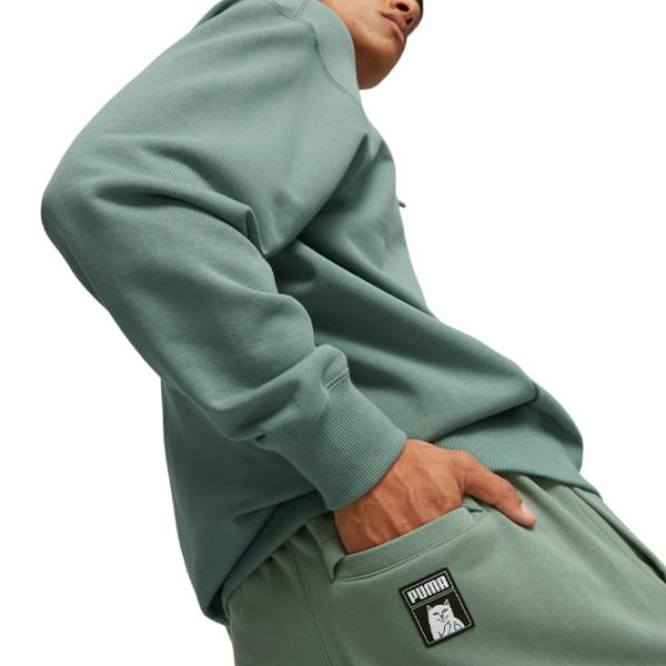 Pantaloni sportivi pentru bărbați Puma X Ripndip Sweatpants Tr M/ Eucalyptus photo 7