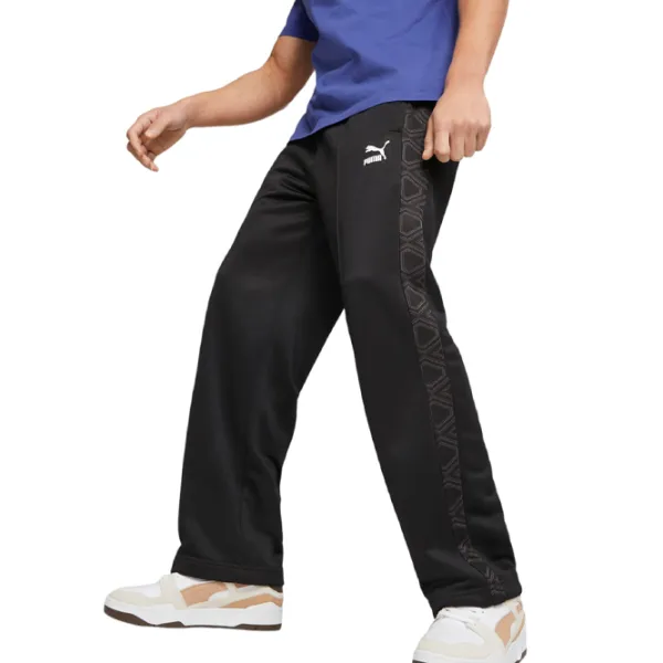 Pantaloni sportivi pentru bărbați Puma T7 Trend 7Etter Track Pants Pt L/ Black photo 3