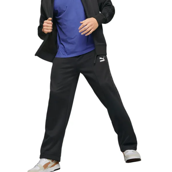 Pantaloni sportivi pentru bărbați Puma T7 Trend 7Etter Track Pants Pt L/ Black photo 5