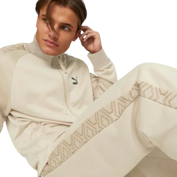 Pantaloni sportivi pentru bărbați Puma T7 Trend 7Etter Track Pants Pt S/ Beige photo 7 Pantaloni sportivi pentru bărbați Puma T7 Trend 7Etter Track Pants Pt S/ Beige photo 7