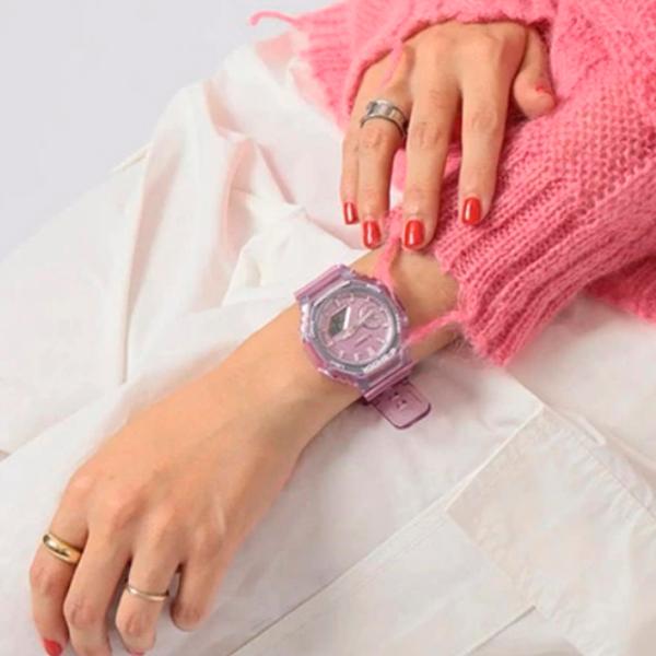 Ceas de mână pentru femei Casio GMA-S2100SK-4A Cuarț/ 46 x 40 mm photo 4
