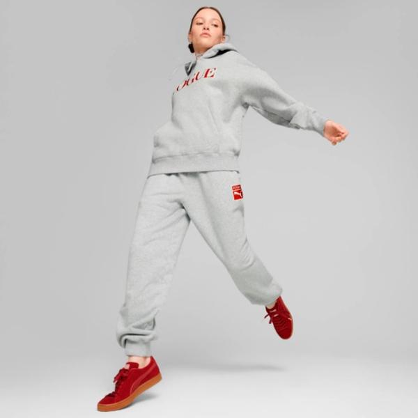 Спортивные брюки для женщин Puma Vogue Relaxed Sweatpants Tr L/ Светло-серый photo 3