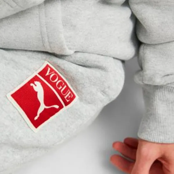 Спортивные брюки для женщин Puma Vogue Relaxed Sweatpants Tr L/ Светло-серый photo 5