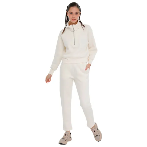 Pantaloni sportivi pentru femei Lotto W-Curie Track Pant 3pr XL/ Beige photo 2