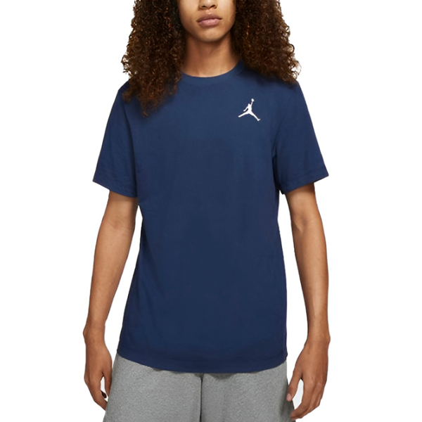 Футболка для мужчин Jordan Jumpman Emb SS Crew 100% хлопок/ Темно-синий photo 3 Футболка для мужчин Jordan Jumpman Emb SS Crew 100% хлопок/ Темно-синий photo 3