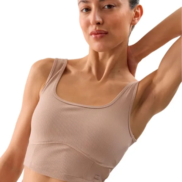 Bustieră pentru femei 4F 4FWSS24TSLEF072-83S Beige photo 3