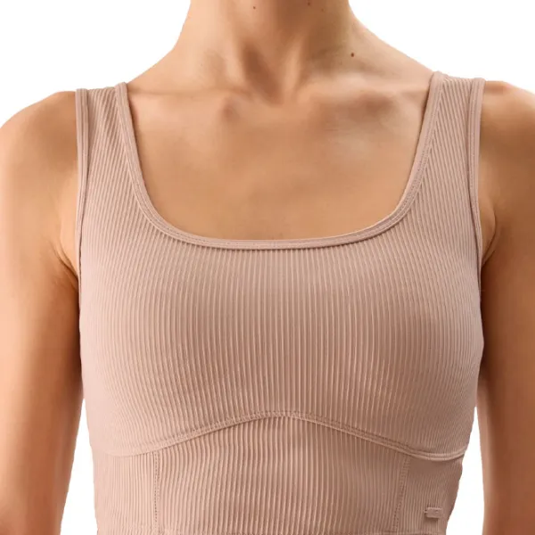 Топ для женщин 4F 4FWSS24TSLEF072-83S Бежевый photo 4 Топ для женщин 4F 4FWSS24TSLEF072-83S Бежевый photo 4