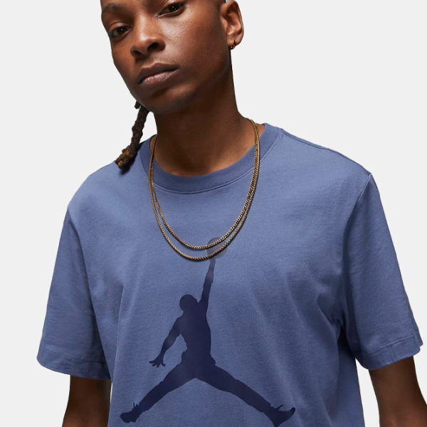 Футболка для мужчин Jordan Jumpman Ss Crew 100% хлопок/ Пурпурный photo 3 Футболка для мужчин Jordan Jumpman Ss Crew 100% хлопок/ Пурпурный photo 3